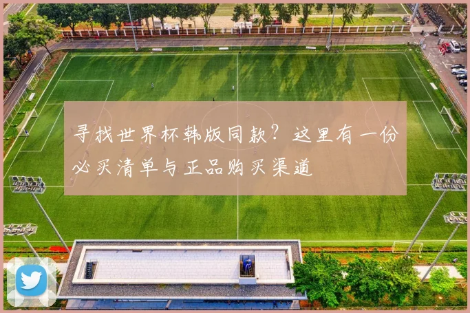 寻找世界杯韩版同款？这里有一份必买清单与正品购买渠道